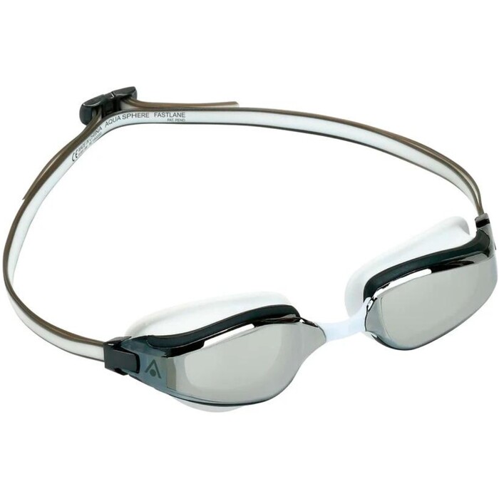 2024 Aquasphere Fastlane Schwimmbrille EP3170910LMS - Silver Mirrored